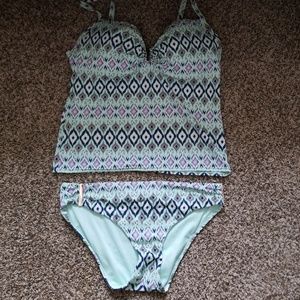 Tankini bathing suit set